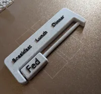 3 Meals version - 0.2mm layer, 2 walls, 15% infill