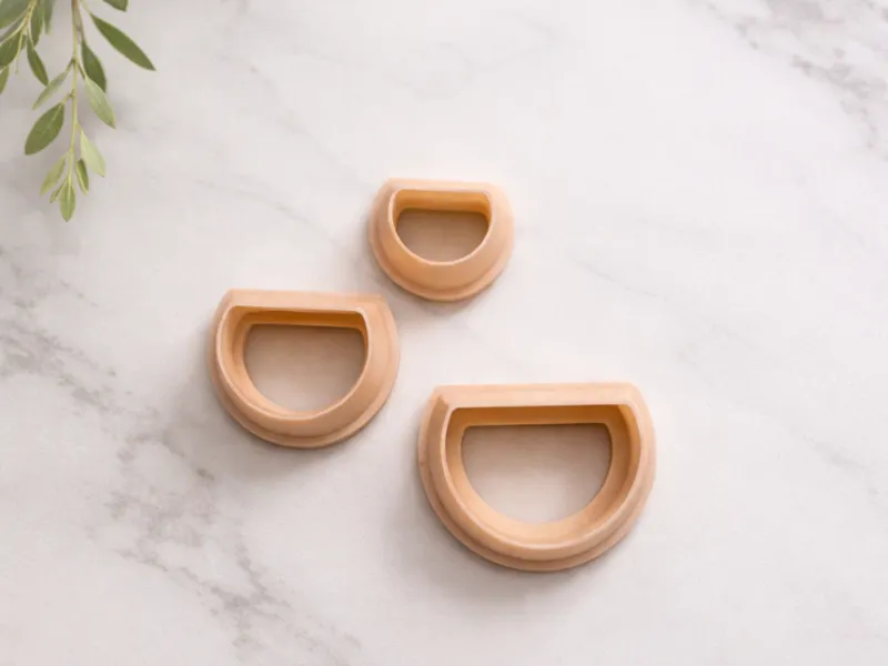 Semi Circle Trio Polymer Clay Cutters 