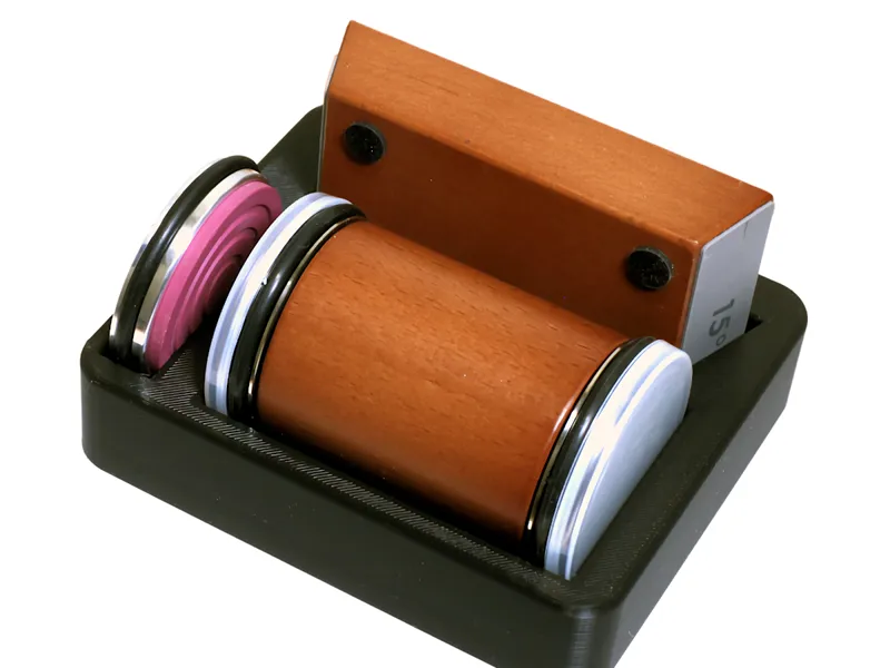 Roller sharpener rack