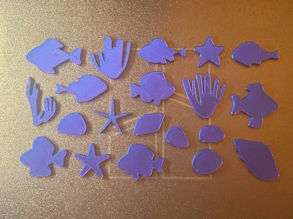 Scène marine décorative