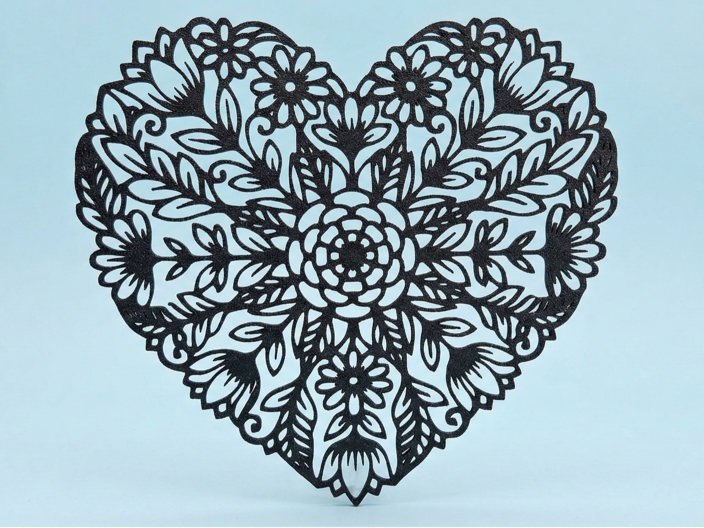 Floral Mandala Heart 2