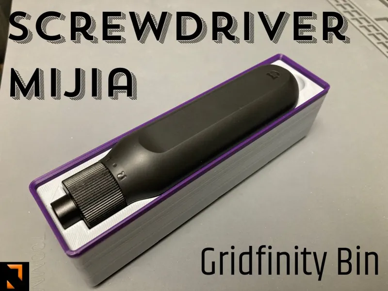 Mijia ratcheting Screwdriver Gridfinity Bin