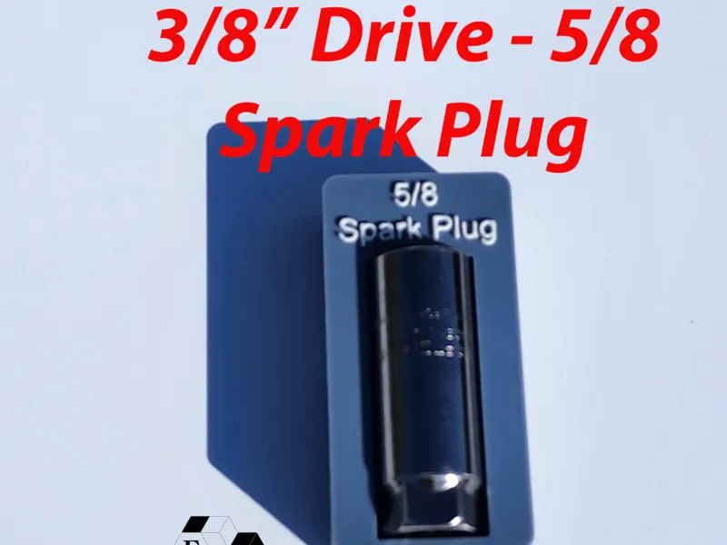 5/8" Spark plug holder, gridfinity