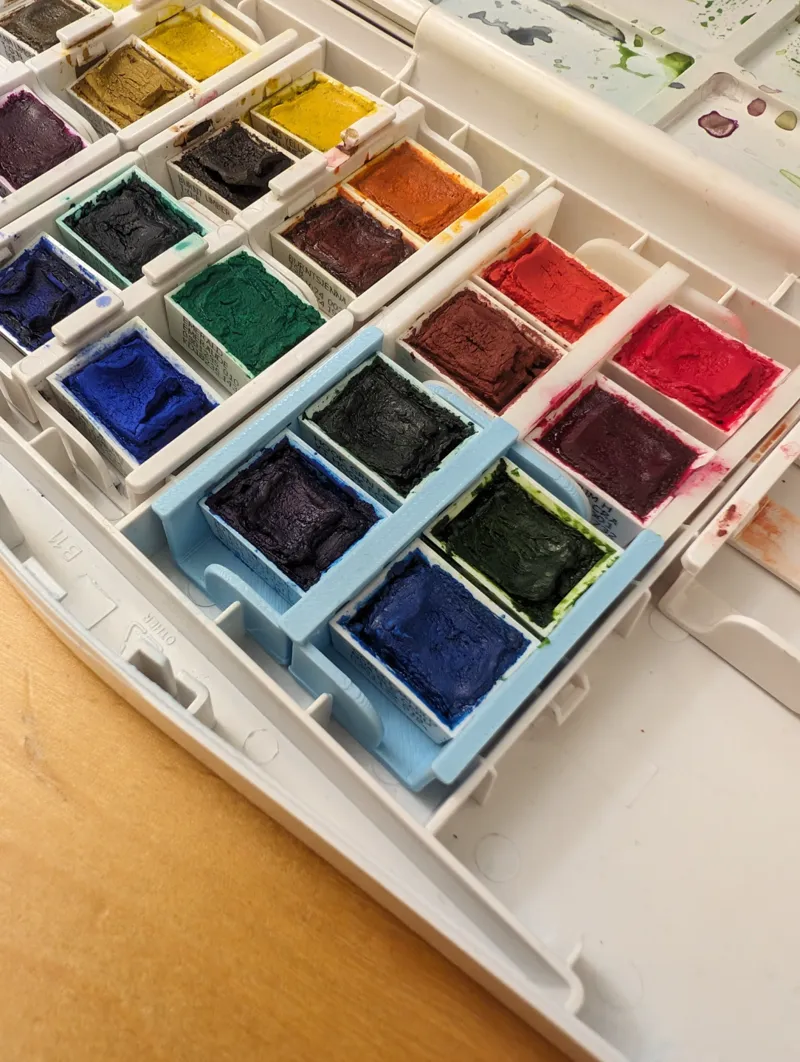 Windsor & Newton Cotman Watercolor replacement half pan tray