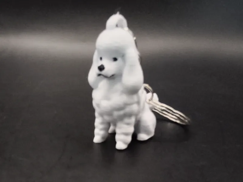 Poodle Keychain