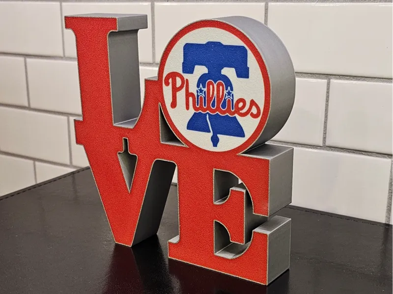 Philadelphia Baseball Love Sign