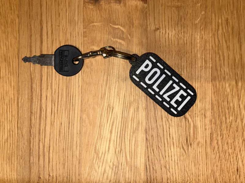 Polizei Schlüsselanhänger