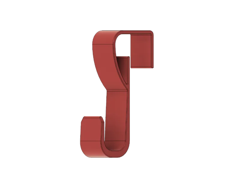 Self-clamping door hook (25-35mm)