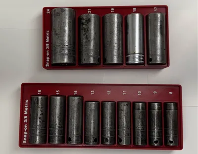 Snap On 3/8 Impact Metric Deep Socket Gridfinitiy