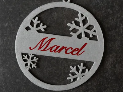Customizable Christmas Ornament