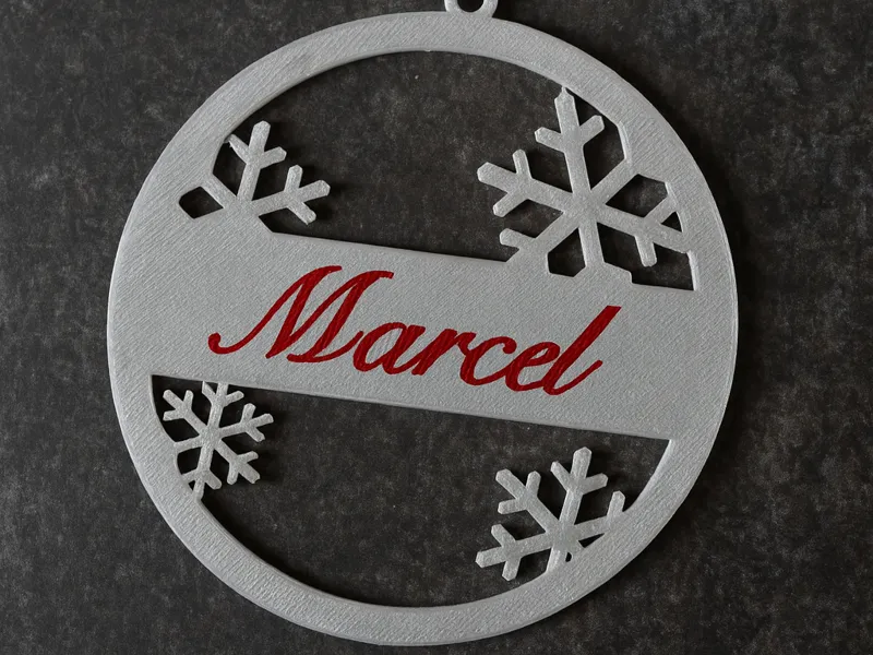 Customizable Christmas Ornament