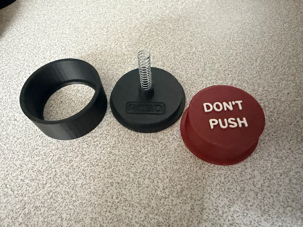 Simple 3-Piece Spring Clicker – Customizable Top - Free 3D Print Model ...