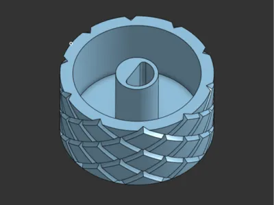 4mm Fan regulator knob