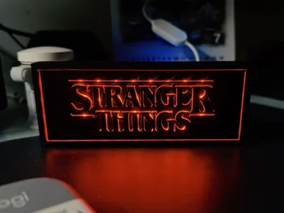 Stranger Things Light Box Merchandise (requires AMS)