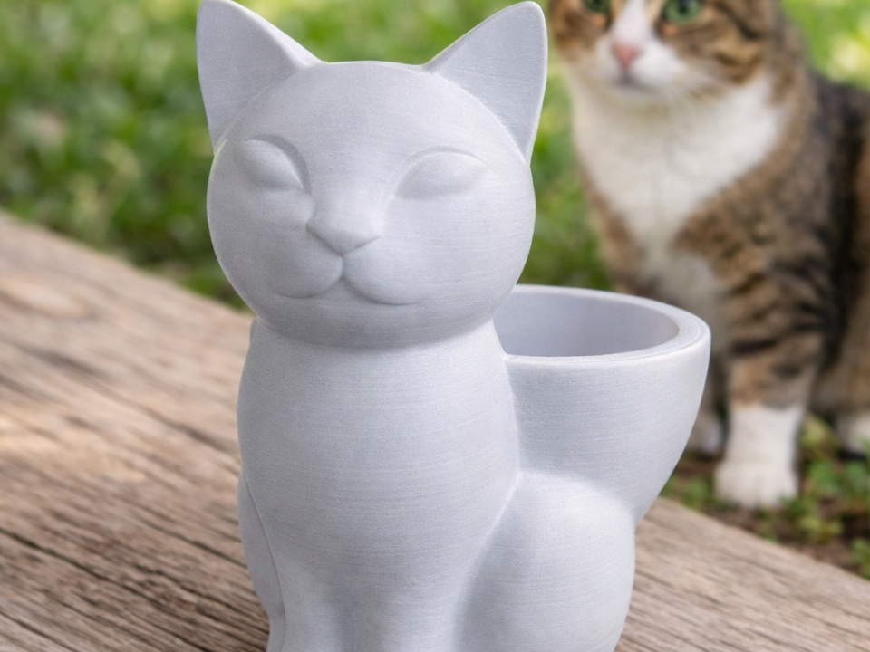 Cat Pot – Vaso Decorativo Busto di Gatto