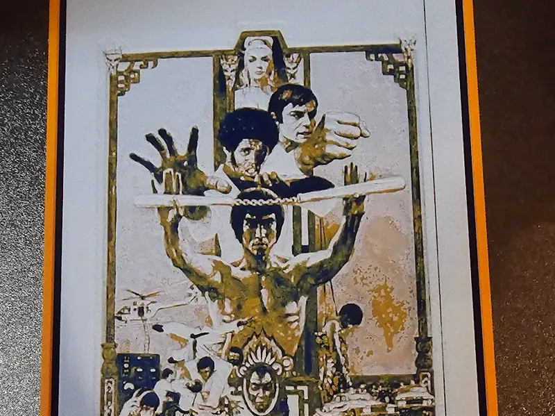 Enter The Dragon / Movie Poster/Bruce Lee/Hueforge
