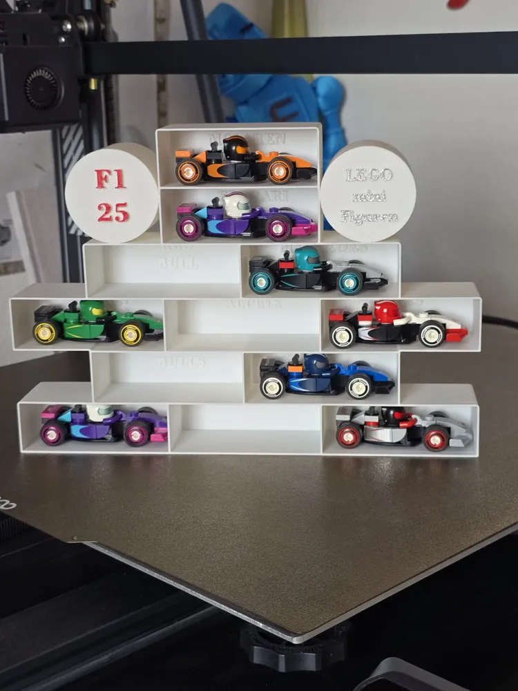 F1 Mini Display Case LEGO F1 Minifigures - Display Case by Alex MakerWorld: Download Free 3D ...