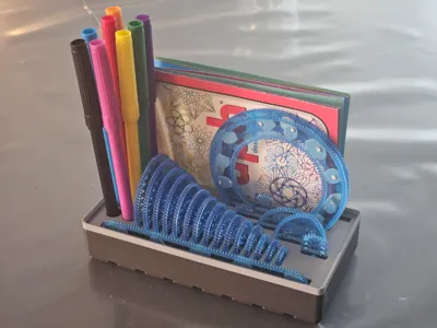 Spirograph Tray for Gridfinity