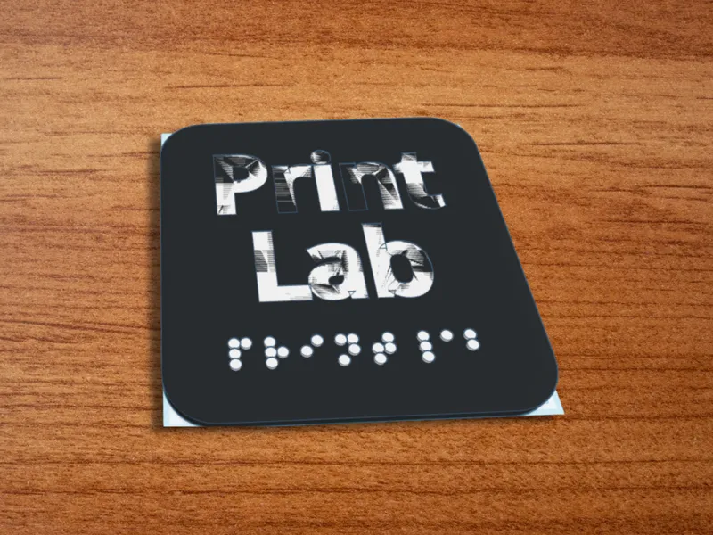 Print Lab Sign