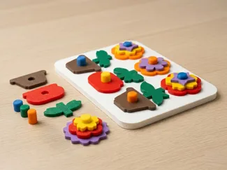 Stack & Grow: Educational Flower Building Set