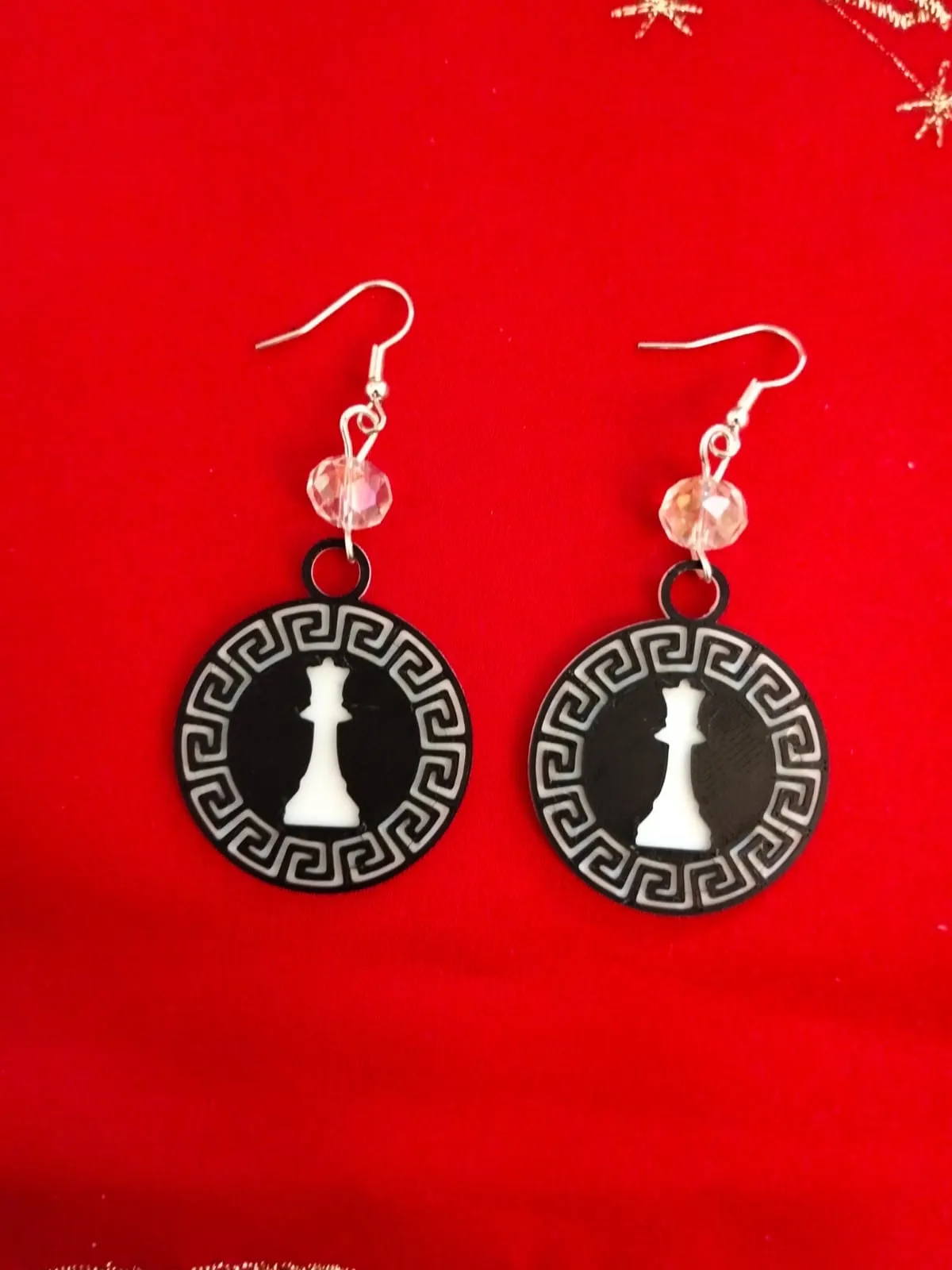 Earrings Queen Chess view 4