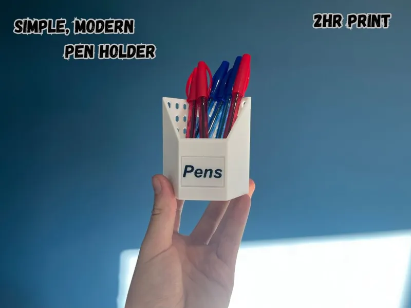 modern pen holder