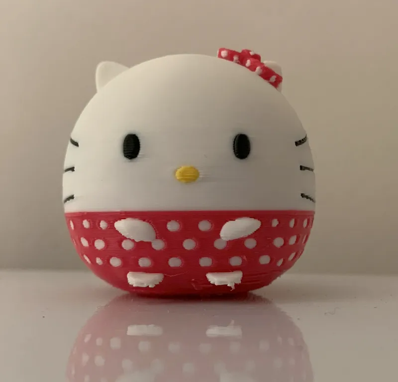 Round Hello Kitty Ornament