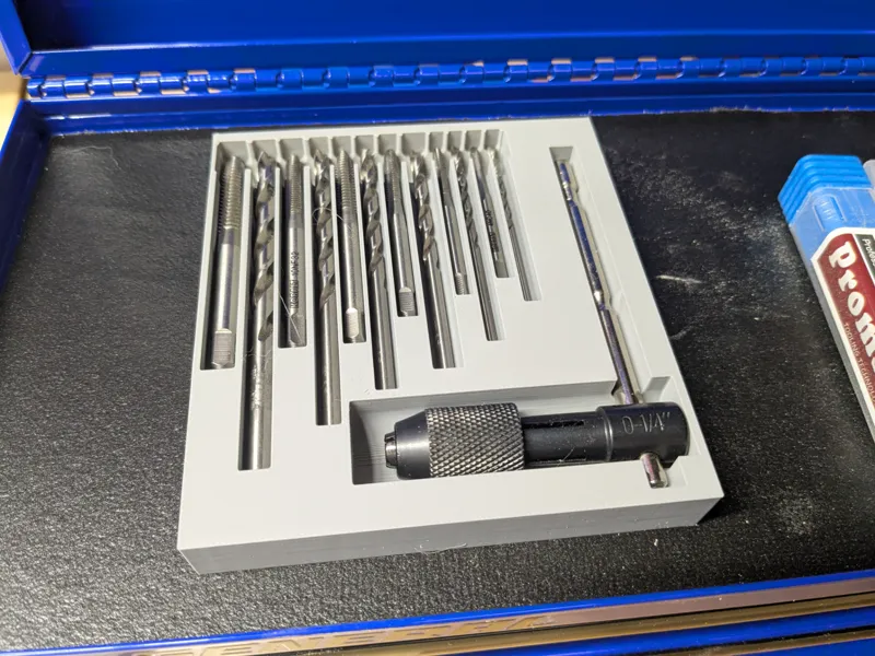 Tray for Kobalt 13pc tap & die set #5036587