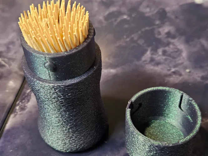 Toothpicks Screw-Top Container 