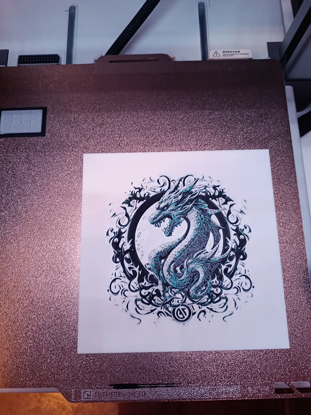 HueForge Dragon Art - Free 3D Print Model - MakerWorld