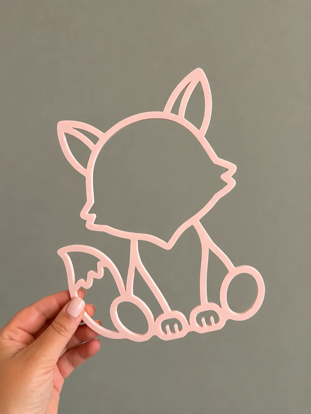 Fox Design Frame Wall art : Fox frame - Free 3D Print Model - MakerWorld