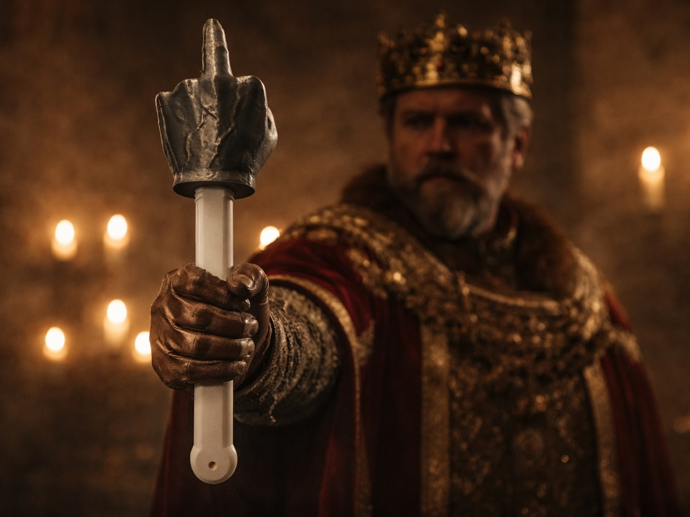 FCK scepter funny hand easy