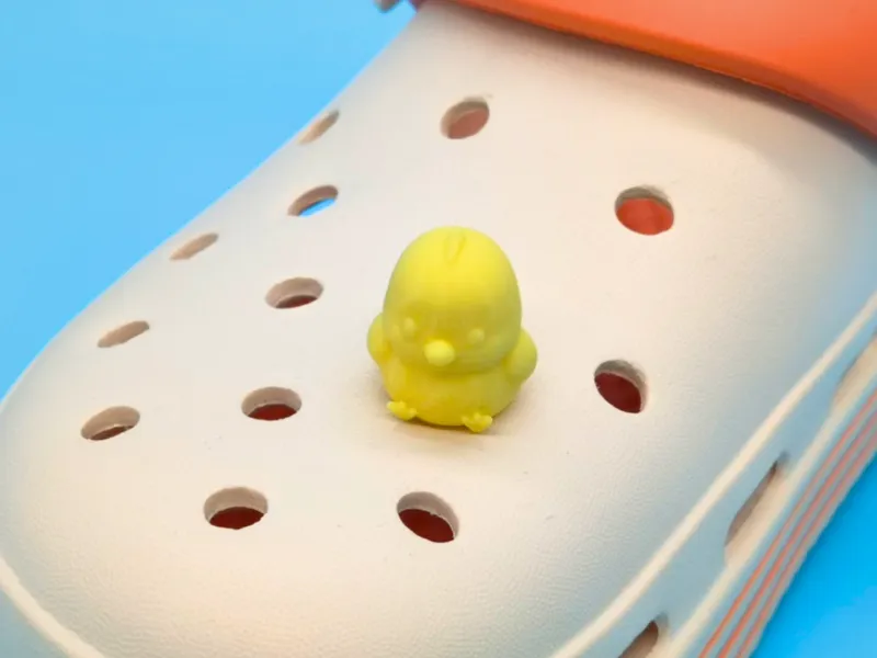 Baby Chick Croc Charm