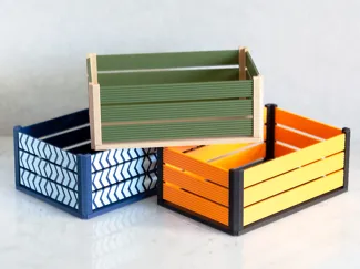 Multi-Color Crate that Snaps Together (No AMS)