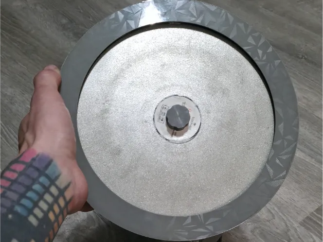 8 inch flat lapidary