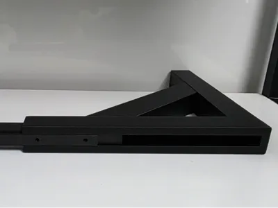 Shelf Bracket with sliding fixing rails