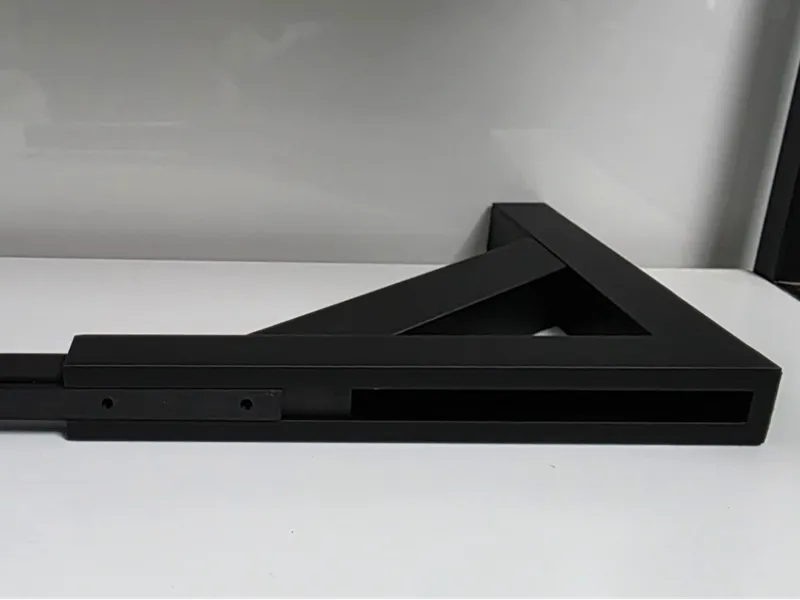 Shelf Bracket with sliding fixing rails