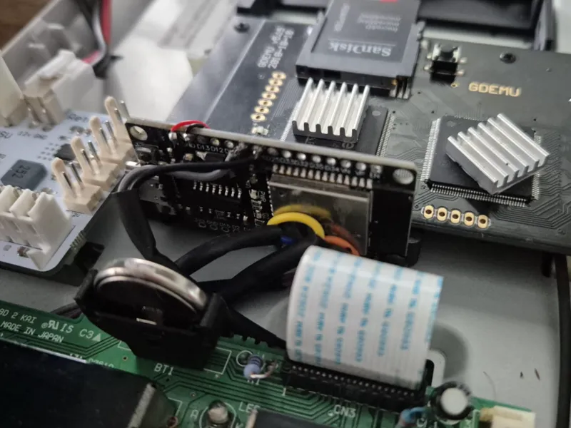 GDEMU Bracket for BlueRetro ESP32