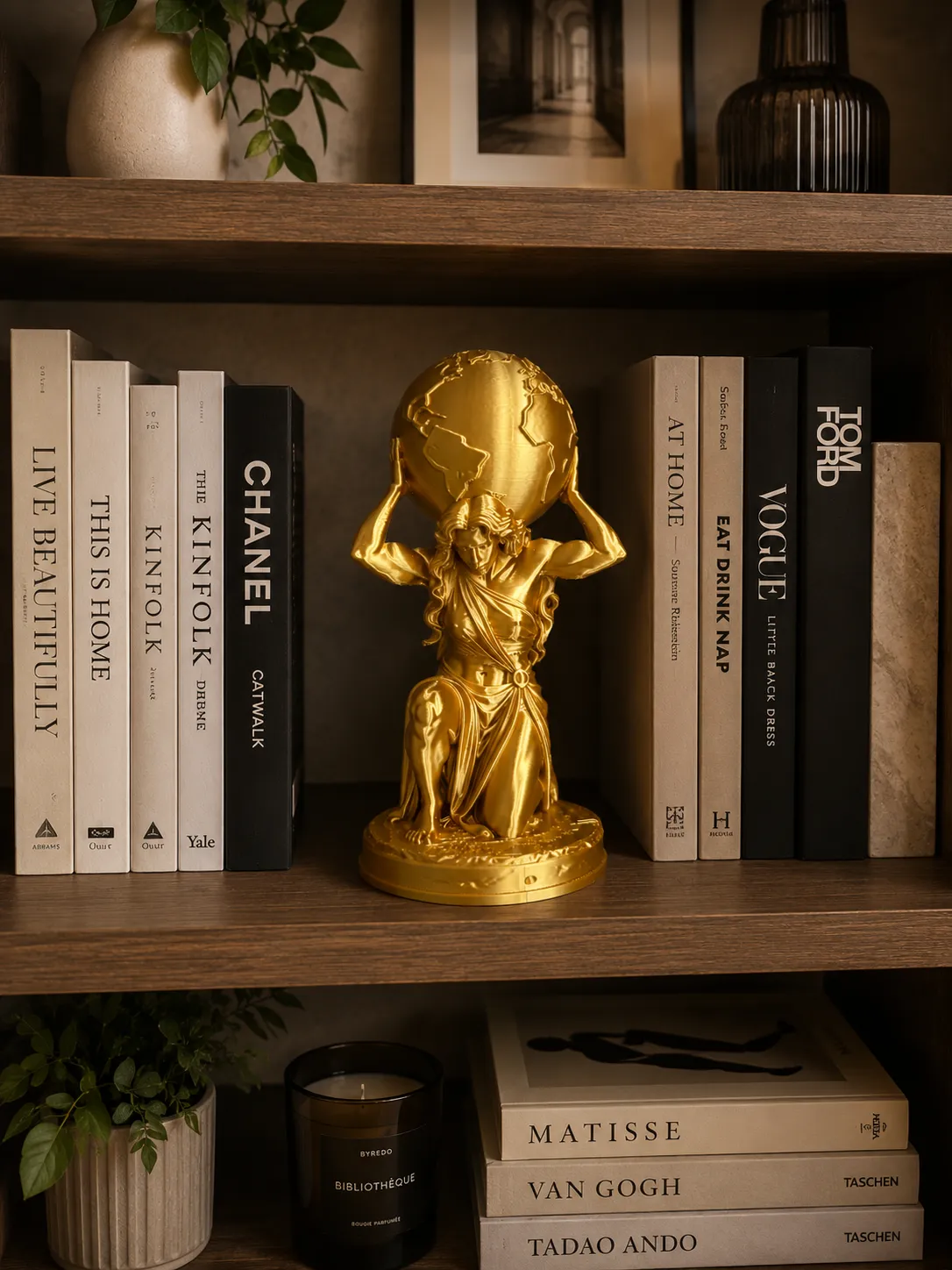 Atlas Woman Sculpture Gift for Mother view 4