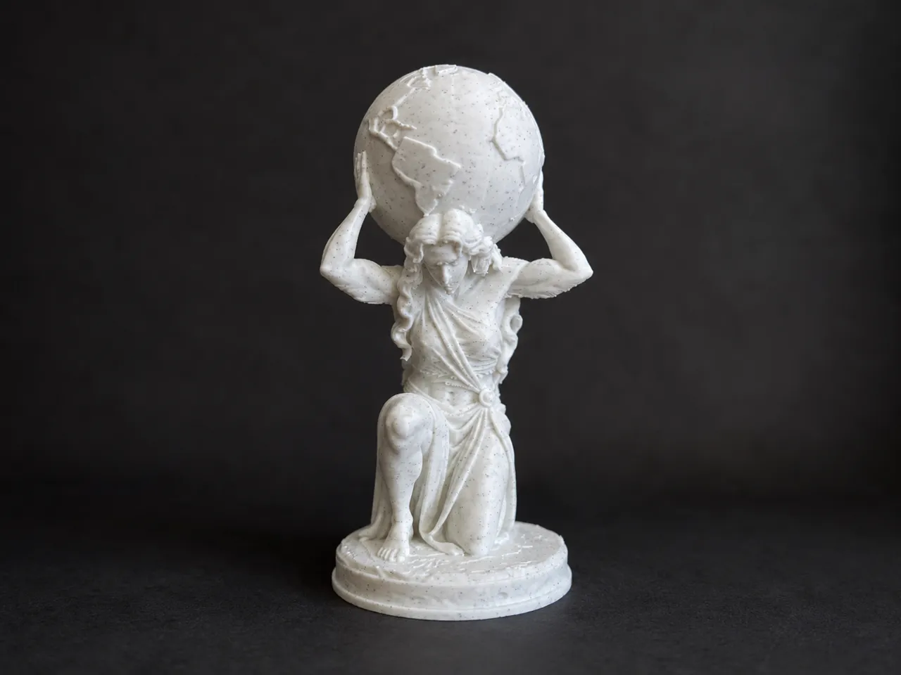 Atlas Woman Sculpture Gift for Mother view 3