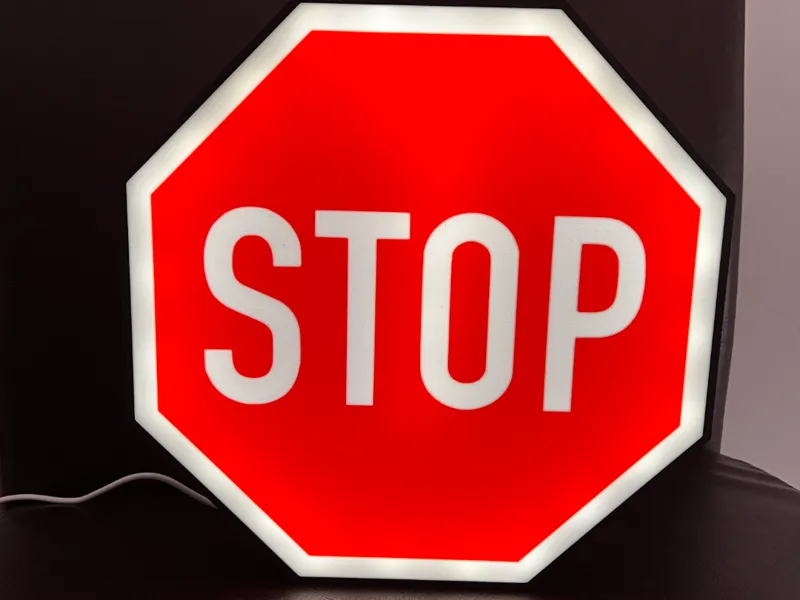 STOP Sign Lightbox