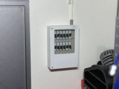 Fuse box for scale garage