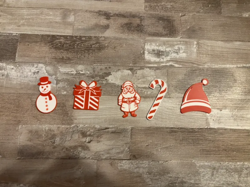 Personnage de noël (déco bûche ou table de noël)
