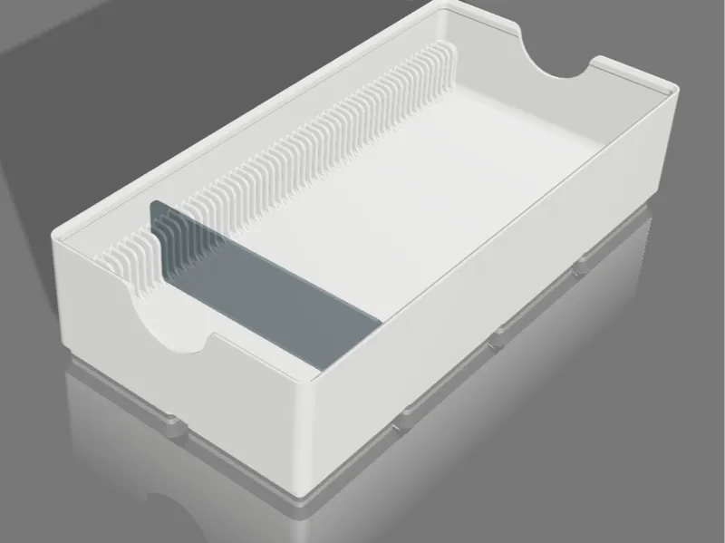Gridfinity Microscope Slides Bin (4x2; 60 slides)