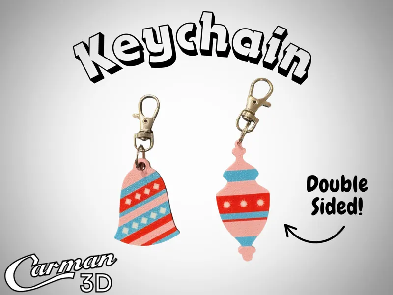 Christmas Ornament Keychains