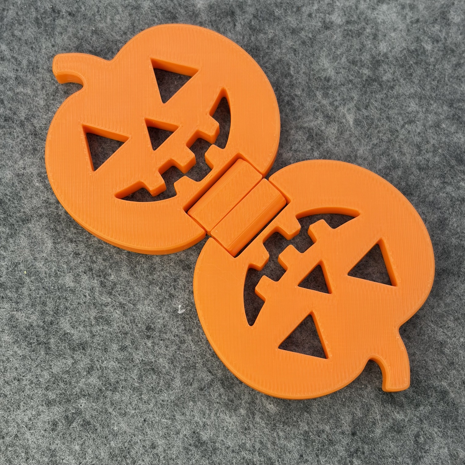 Halloween Pumpkin Slider + Flip Fidget (No AMS) - 1