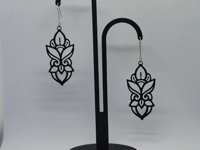 Pendientes Orquídea Nocturna