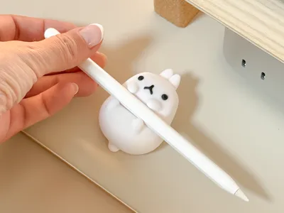 Kawaii Rabbit Apple Pencil Holder