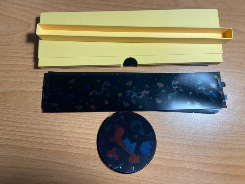 Slide box for star night light projector 星空投影燈片收納盒