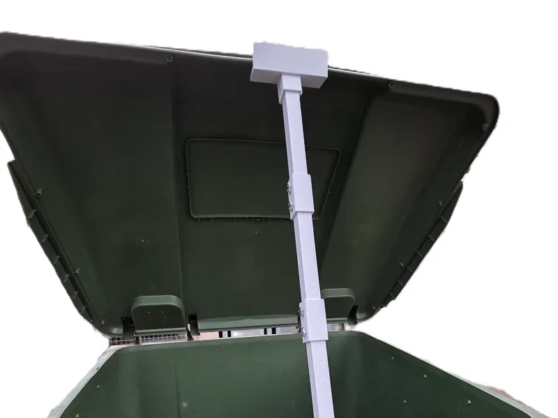 Mülleimerdeckel-Halter